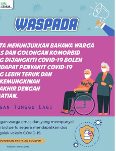 Vaskin - Waspada Warga Emas dan Golongan Komorbid